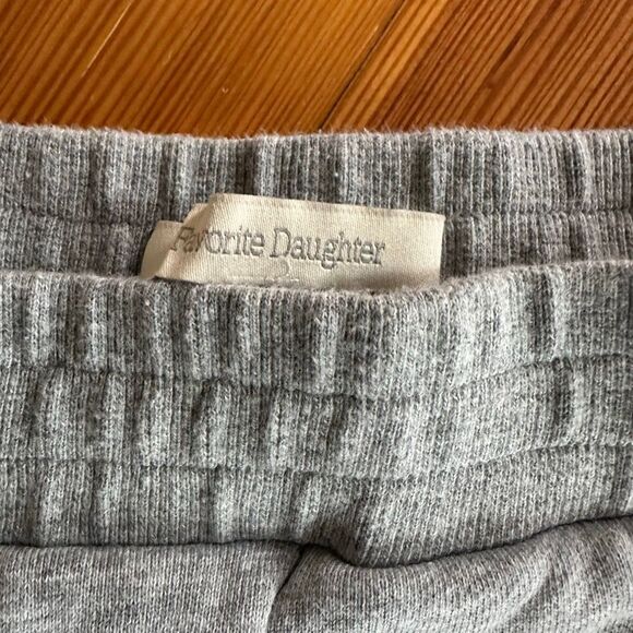 Favorite Daughter Logo Joggers in Heather Grey Size S - Picture 4 of 4